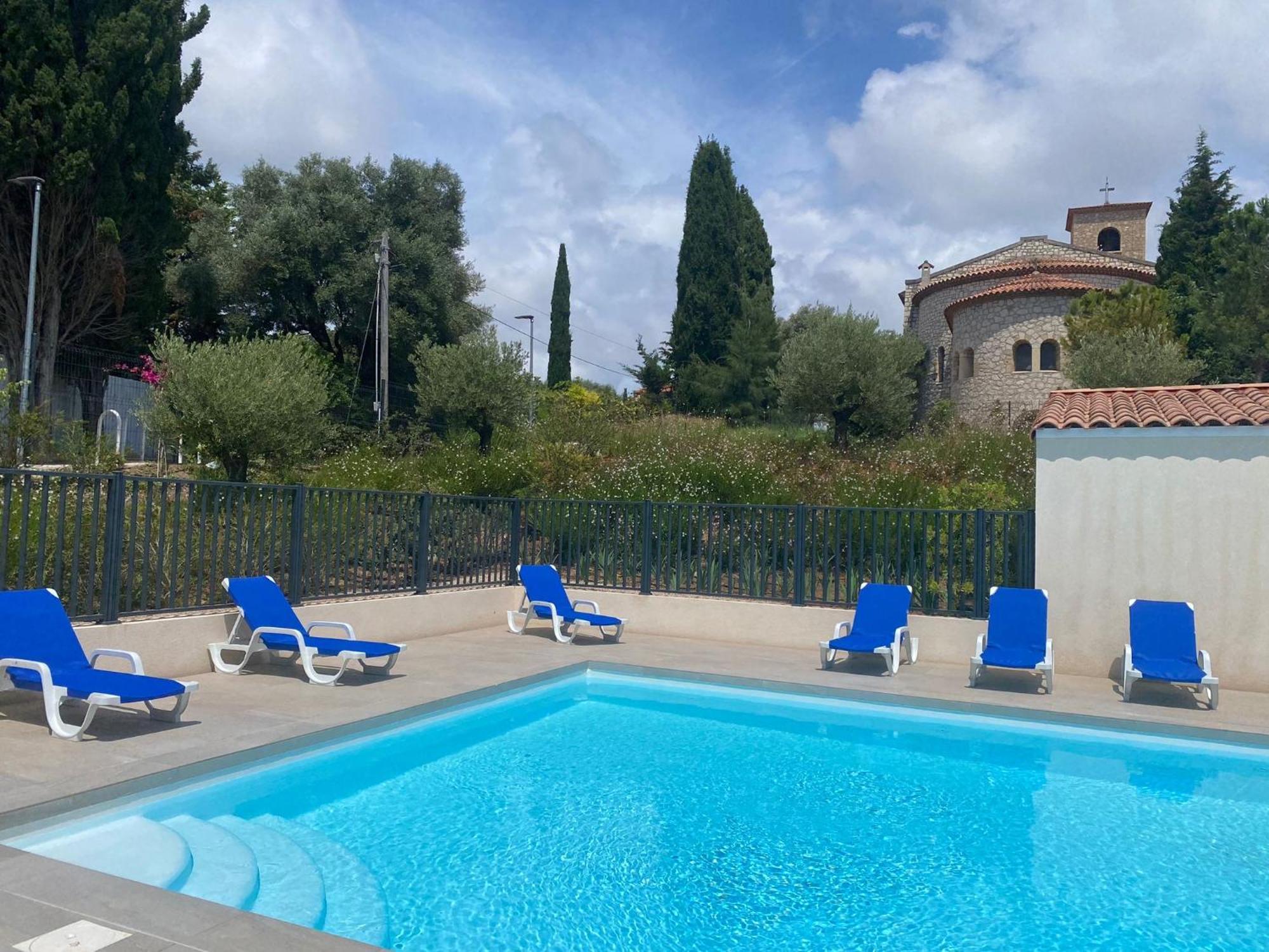 Studio Avec Parking Prive, Piscine Plage 300M Antibes Esterno foto